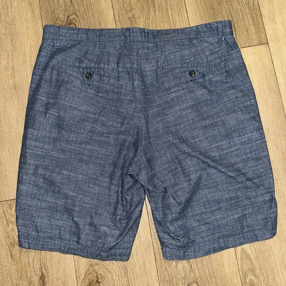 Goodfellow & Co Chino Linden Short Men's Size 40 Blue Slash Pocket‎ 10.5 Inseam